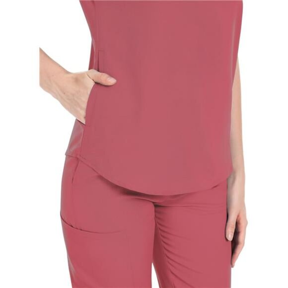 niaahinn Scrubs Set for Women Nurse Uniform Jogger Suit Stretch Top & Pants - Picture 5 of 7